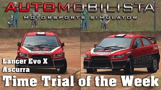Automobilista | Hotlap Comparison | Rallycross Lancer Evo X | Ascurra
