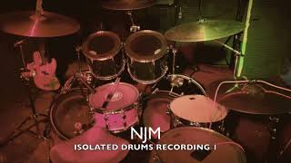 Demonstrating an 8 track live drum recording in the NJM Studio.