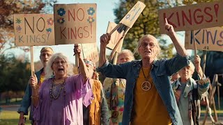 The “NO KINGS” All-White, All-Old Protest