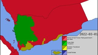 The Yemeni Civil War (Feb 2014 - Apr 2022): Every Day