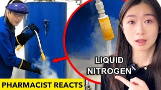 Pharmacist Reacts to NileRed Making Liquid Nitrogen: We Use This A Lot In Medicine!