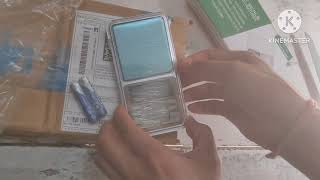 weight pocket machine Unboxing