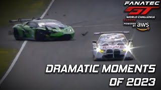 Most Dramatic Moments of 2023 | GT World Challenge Europe powered by AWS