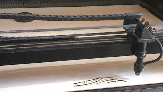 Laser cutting Balsa wood.(2)