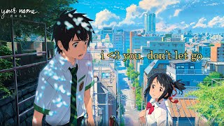 C0LIN『i love you. don't let go』 | Your Name AMV