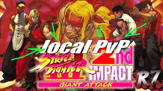 Local PvP in Street Fighter III 2nd Impact: Giant Attack (multiplayer games)