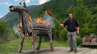 I Cooked Inside a Mythical Trojan Horse! History Never Tasted Better