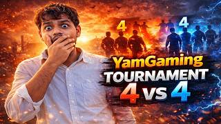 🔥 YamGaming Live – 4v4 Tournament Night 👑 Custom War in Garena Free Fire 🔴