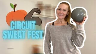 Circuit Sweat Fest ll Booty Band, Med Ball & Kettlebell   4K