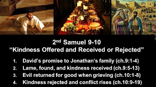 2nd Samuel 9-10 “Kindness Offered and Received or Rejected” - Calvary Chapel Fergus Falls