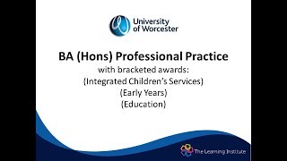 BA (Hons) Professional Practice - top-up degree