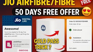 Jio AirFiber 50 Days FREE Full Process ✅ Jio AirFiber 2025 Offer Explained : Jio AirFiber Gold Pass