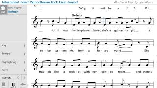 School House Rock Jr Interplanet Janet