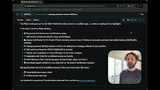 Roadmap preview, October 2025