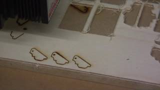 3500mW Laser Diode Cutting 3mm Plywood