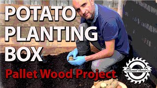 How to Build a Potato Planting Box and Plant Potatoes !