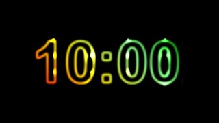10 Minute Timer No Music with Alarm