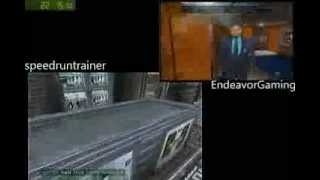 Perfect Dark Agent Race 5 - speedruntrainer vs EndeavorGaming (With Skype Call)