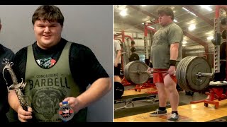 17-yo Powerlifter Jackson Powell Seeks To Total 1000kg!