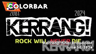 Kerrang! TV final broadcast (three POVs) - 06-30-2024