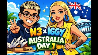 🚨 Live Right now 🚨 - N3on x Iggy Azalea in AUSTRALIA 🇦🇺- Day 1 Beach Day - (NO ADS)