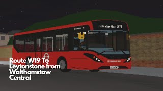 Route W19 - London & East - Compass Bus