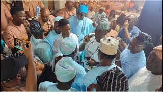 EMOTIONAL MOMENT K1 DE ULTIMATE UNITE WITH HIS SON WITH ACTRESS BISOLA BADMUS AT BASIRIMI PARTY