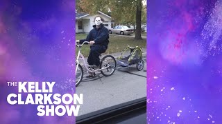 Wife Not Amused By Husband Who Terrorizes Neighborhood Dressed As Mike Myers From 'Halloween'