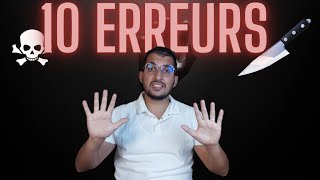 Prépa : 10 erreurs 😱 - لحوايج لي عايخرجو عليك