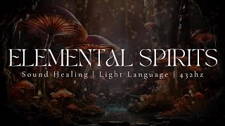 FULL MOON IN LIBRA | Elemental Spirits | Sound Healing 1hr | Light Language Transmission