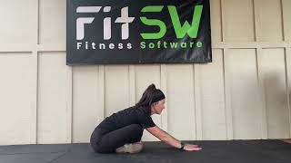 Seated Cross-Legged Forward Bend Exercise Demo How-to