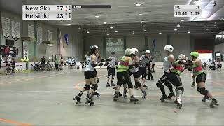 2019 La Classique Georgia W. Tush Montreal New Skids On the Block Vs. Helsinki Roller Derby