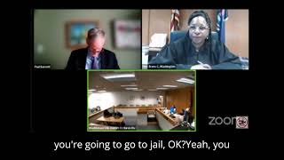 Defendant disrespects Judge
