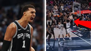 WEMBY IS A GLITCH! DROPPED 40 PTS and MADE HISTORY! Spurs at Mavericks (REACTION)