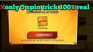 Only 5 spin trick m1887 skin 100% real