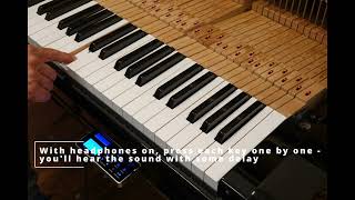 Calibration of the silent system - Bos Pianoservice