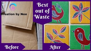 @LazyCrazyNeetaa  Best out of Waste / Cardboard Wall decor / Cardboard Craft / Creation by Nee /