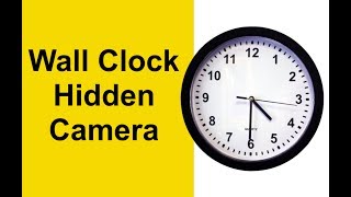Wall Clock Hidden Camera (FREE 8GB MEMORY CARD)
