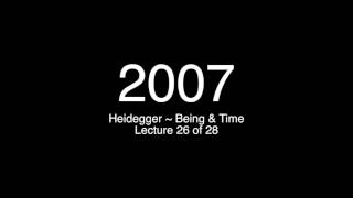 26 of 28 Heidegger's Being & Time   Hubert Dreyfus   2007