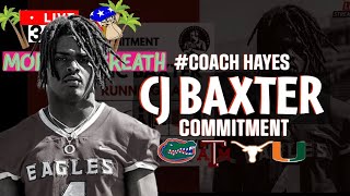 Cedric Baxter commitment | Coach Hayes Live |  Texas Texas A&M Miami Florida