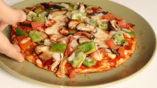 Tortilla Pizza Recipe For Beginners | Easy Pizza Recipes