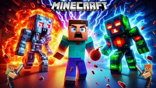 They Spawned 100 GOLEMS vs WARDEN 😳🔥 FUNNY Minecraft Hindi Battle