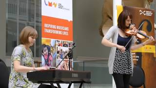 Talented Young Musicians playing at Live Music Now Scotland Events