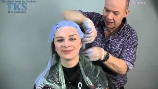 Make me sexy platinum gold blond. Roos firts time coloring by T.K.S