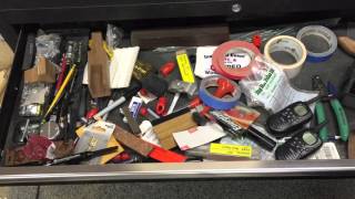 Inside The Drawers Of My Tool Cart - 2-26-16