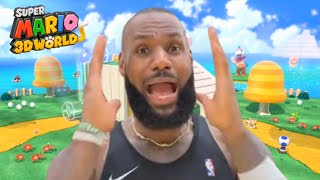 Lebron James scream if you love Super Mario 3D World