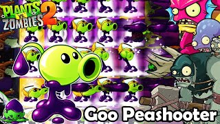 Goo Peashooter becomes more powerful using Ail-mint in pvz2