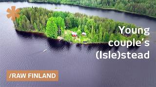 Couple builds fulfilling life & homestead on abandoned Nordic island