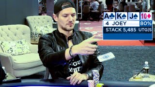 Amer Lays Down The HAMMER vs Joey Ingram In PLO ♠ Live at the Bike!