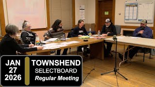 Townshend Selectboard Mtg 1/27/26
